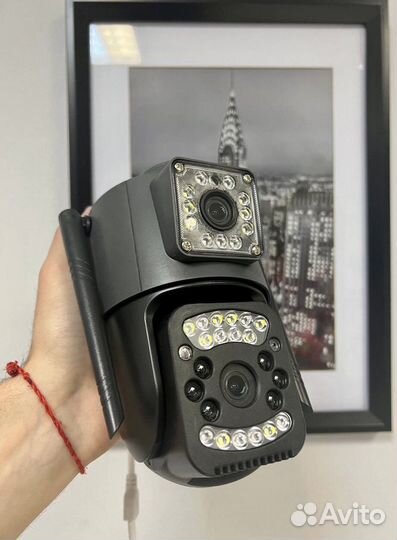 Камера видеонаблюдения 4g два объектива сим карта