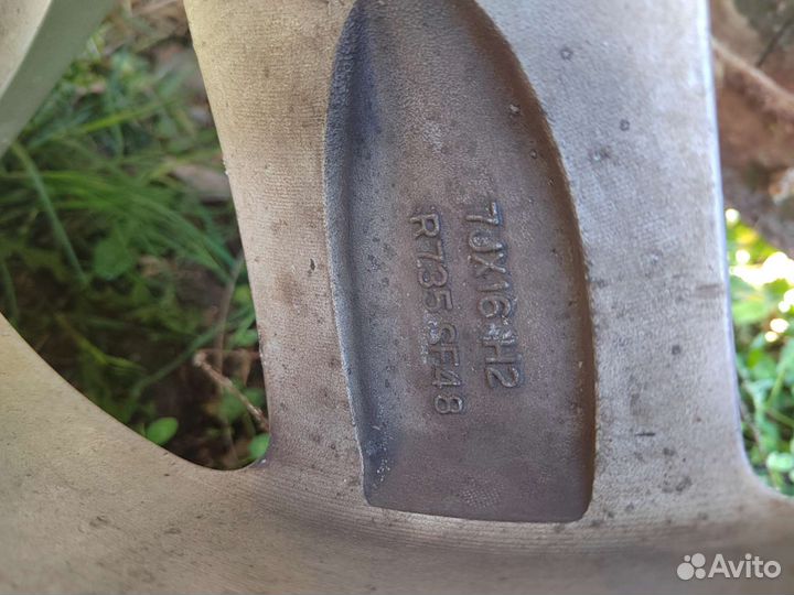 Литые диски Мерседес 7JX16 H2 с резиной