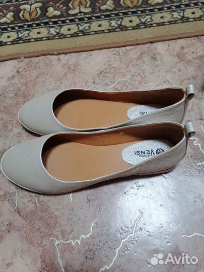 Балетки натуральная кожа новые