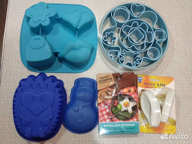 Силиконовые формы, выемки