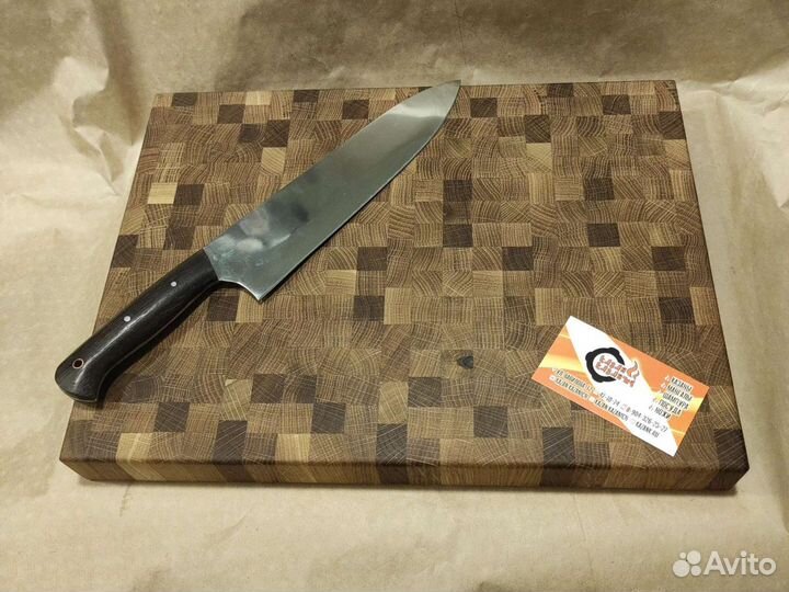 Разделочная доска торцевая- дуб