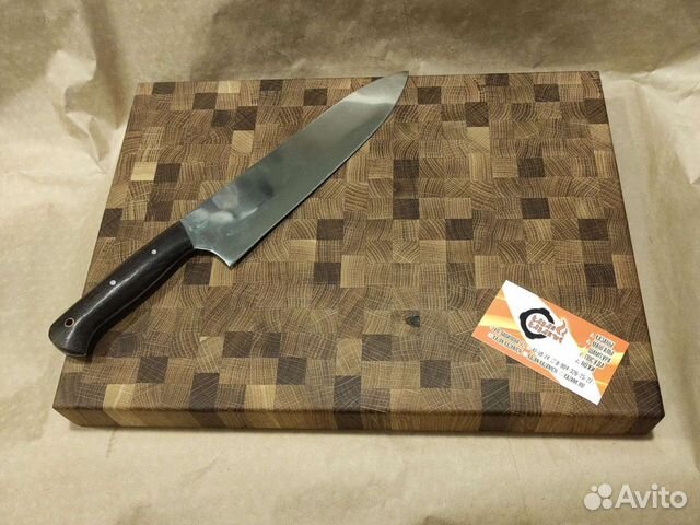 Разделочная доска торцевая- дуб