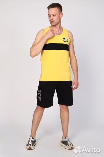 Майка - желтый №Н-86023. Оптом