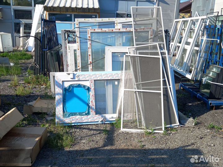 Окна и двери пластиковые бу