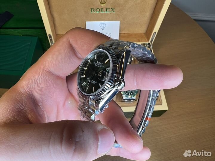 Часы rolex женские datejust green 2236