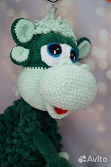 Игрушка амигуруми Дракон Хвостик
