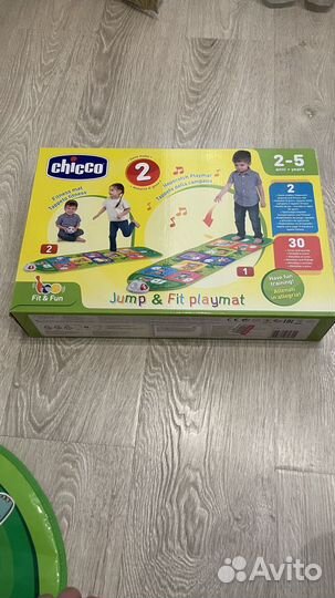 Chicco развивающий музыкальный коврик