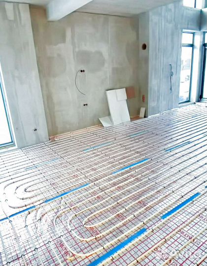 Монтаж теплых полов