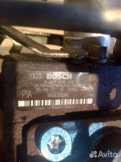 Насос тнвд Peugeot 307 дизель 1.6 л