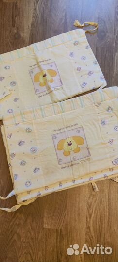 Бортики в детскую кроватку