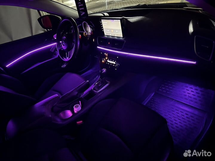 Контурная подсветка салона RGB