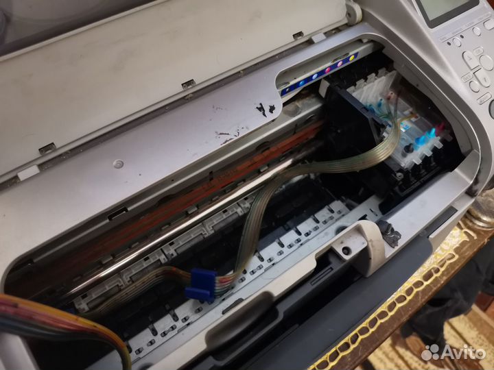 Принтер струйный Epson с снпч и чернилами