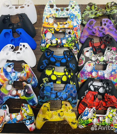 Силиконовые чехлы защитные для джойстика ps4