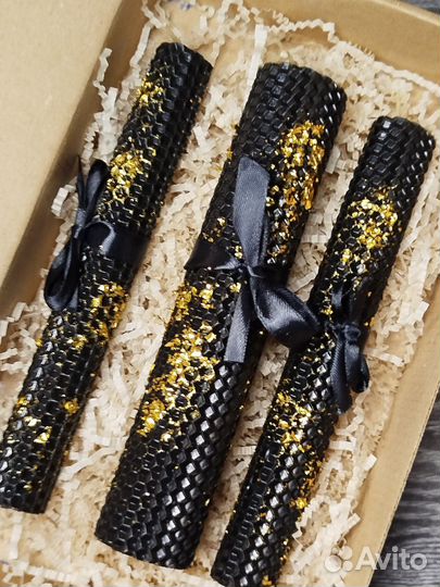 Свечи ручной работы из вощины