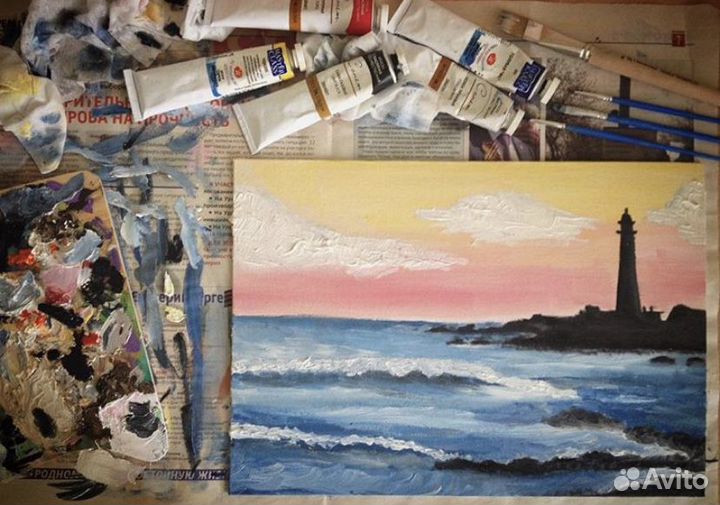 Интерьерные картины и портреты на заказ