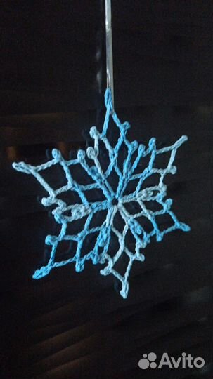 Снег вязаный