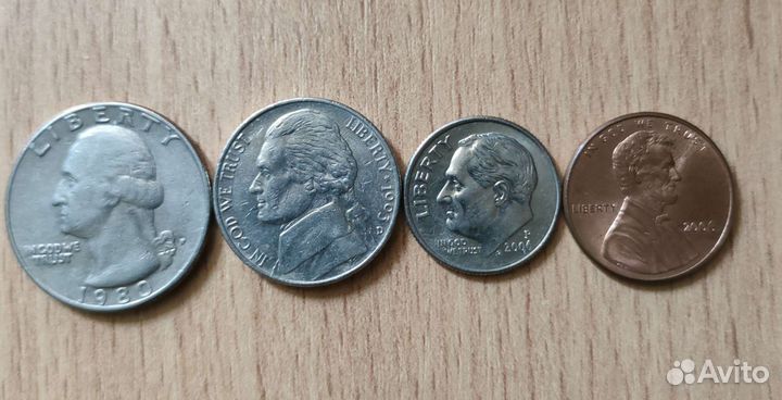 Набор монет США