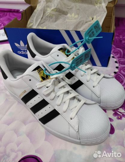 Adidas superstar white Оригинал