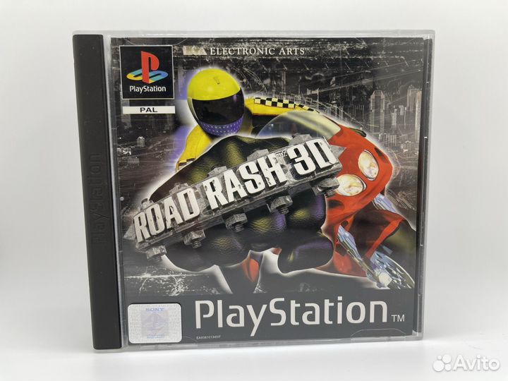 Road Rash 3D лицензия ps1