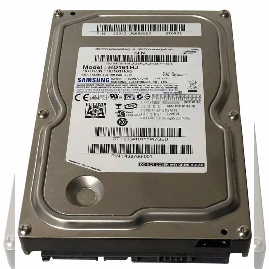 [438766-001] Жесткий Диск Hp 160gb Sata2 3,5" Hdd 438766-001