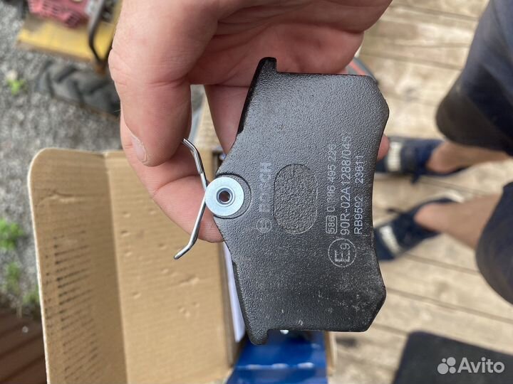 Колодки задние пассат б5