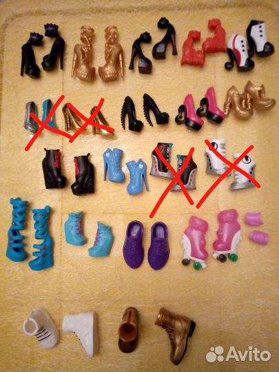 Аксессуары для кукол Монстер Хай - обувь