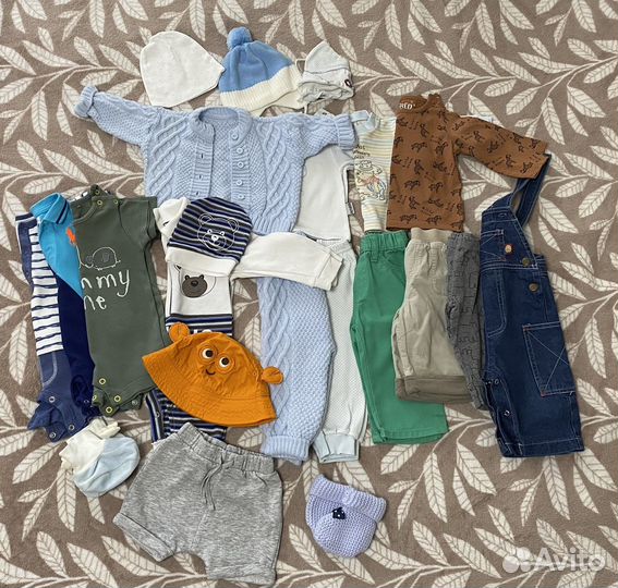 Вещи на мальчика 3-6 месяцев