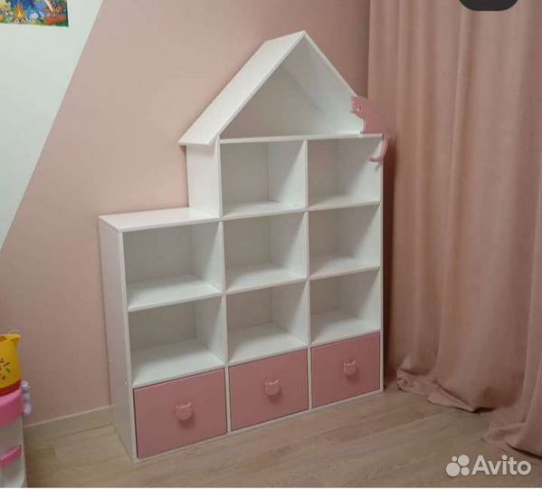 Детская стеллаж для игрушек