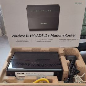 Wifi adsl2 роутер D-Link DSL-2640U