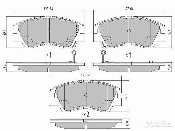 Колодки тормозные