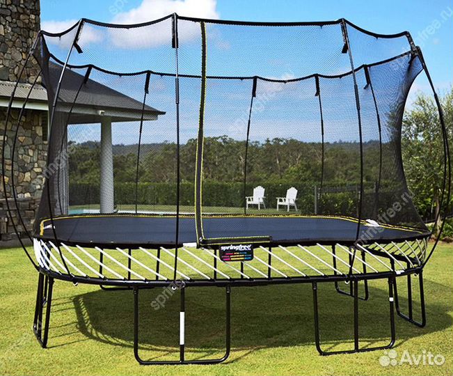 Батут квадратный S155 A с фиксаторами