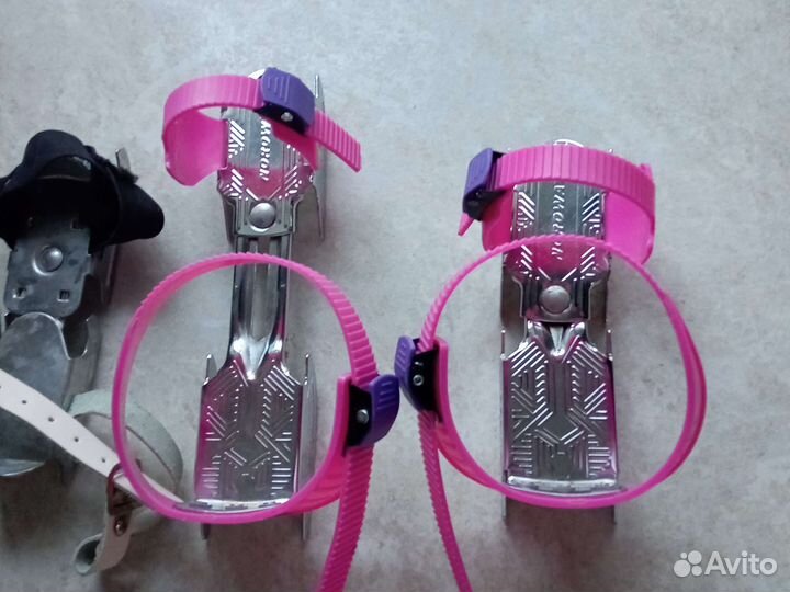 Коньки двухполозные детские