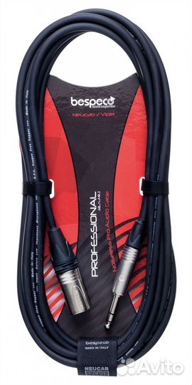 Кабель межблочный XLR-M-Jack Bespeco ncsmm1500 15