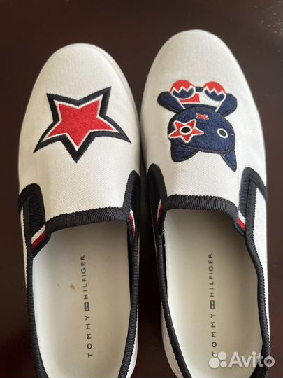 Обувь для девочки слипоны шлепанцы Tommy Hilfiger