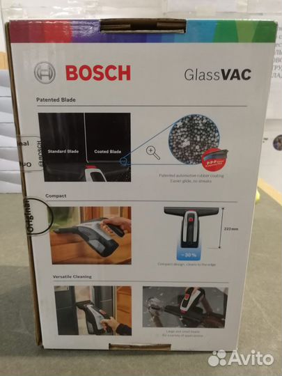 Стеклоочиститель для дачи и дома. bosch GlassVac