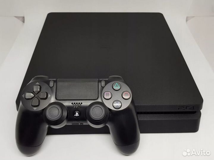 Sony PlayStation 4 Slim PS4 1 Геймпад + Игры