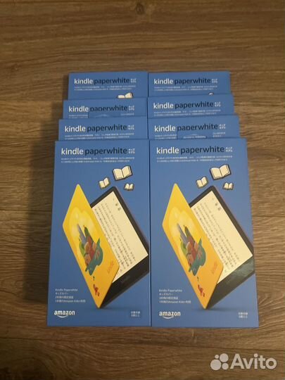 NEW. Kindle Amazon PaperWhite Kids + желтая обложк