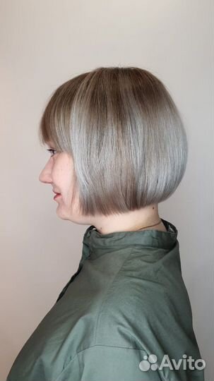 Стрижка и окрашивание волос