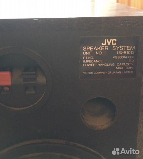 Колонки JVC 30 w