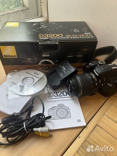 Фотоаппарат Nikon d3200 с объективом 18-55mm VR