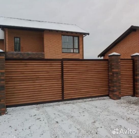 Откатные ворота 