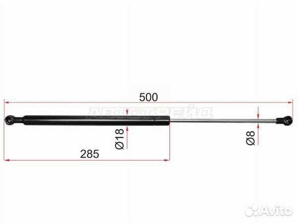 Амортизатор капота