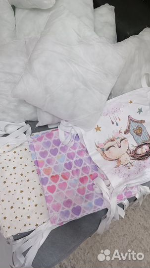 Бортики в детскую кроватку