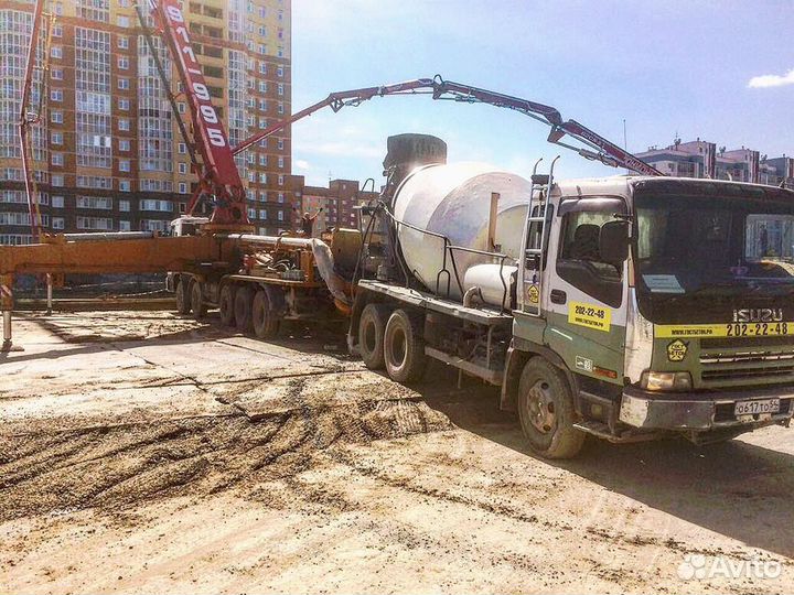 Бетон с доставкой от 1 куба