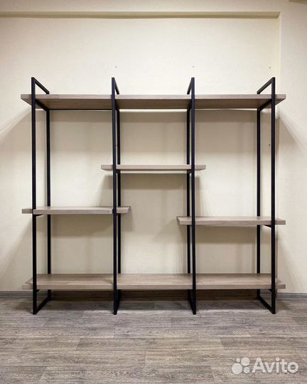 Полка в гостиную лофт