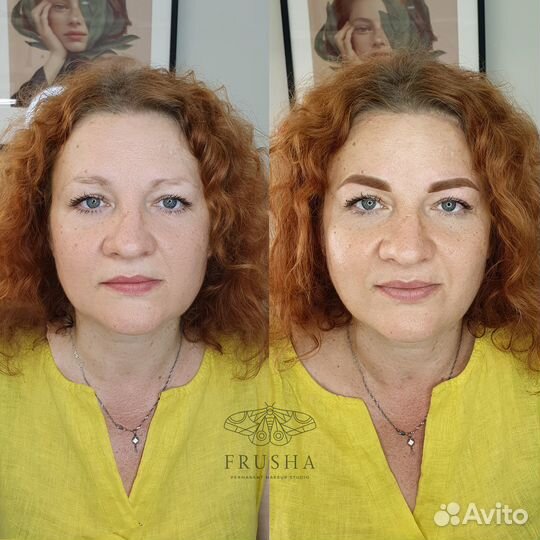 Перманент, татуаж бровей - пудровое напыление