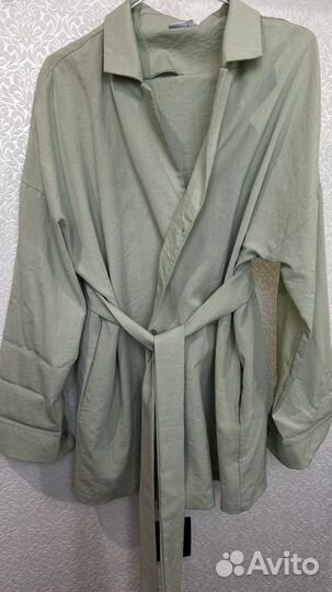 Брючный костюм женский 46 48 лен