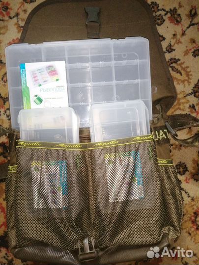 Сумка рыболовная с коробками aquatic CK-15