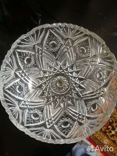 Ваза хрустальная большая СССР