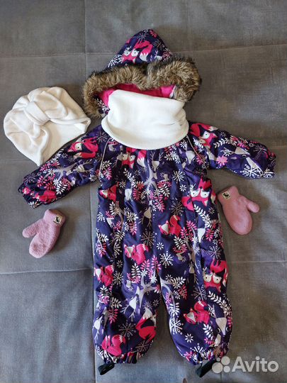 Зимний комбинезон для девочки